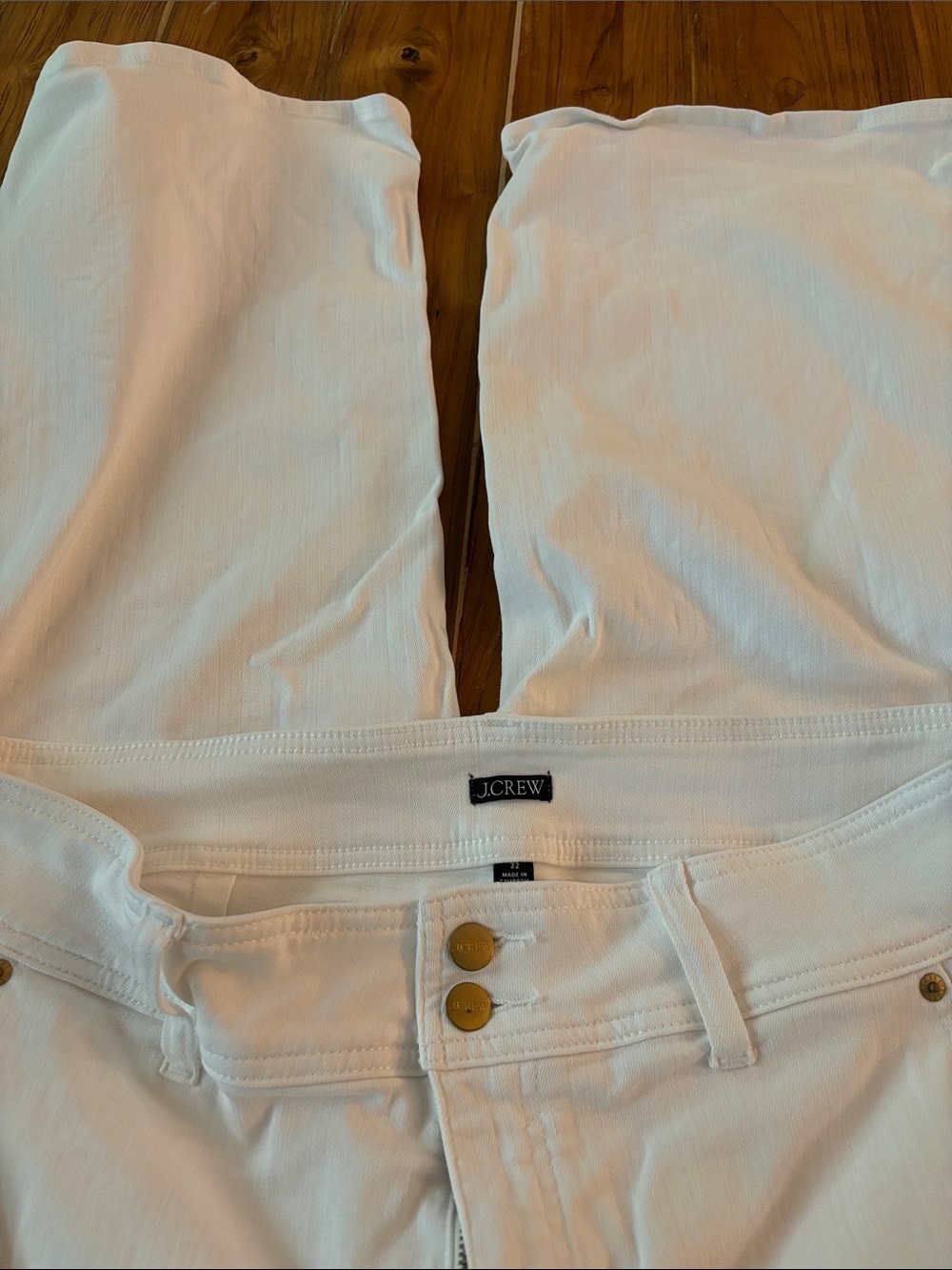 J. Crew White Boot-Cut Women's Jeans